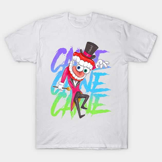 THE AMAZING DIGITAL CIRCUS CAINE T-Shirt by Draw For Fun 